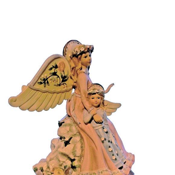 Rare Mother & Daughter Angel Figurine Demdaco Keepsake, Gift, Adoption, Sympathy - Picture 3 of 11